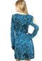 Vestido Marialicia Abstrato Azul - Marca Marialícia