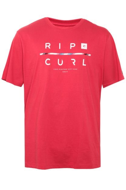 Camiseta Rip Curl Hombre Vermelha - Marca Rip Curl