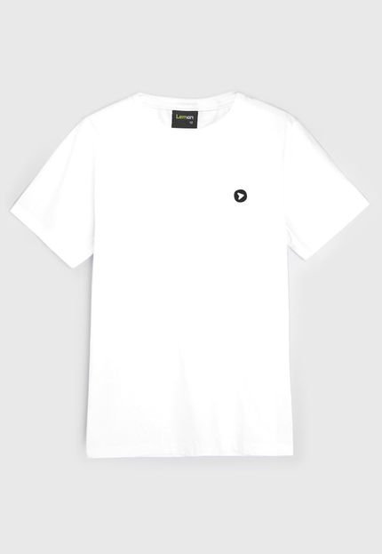 Camiseta Lemon Infantil Logo Branca - Marca Lemon