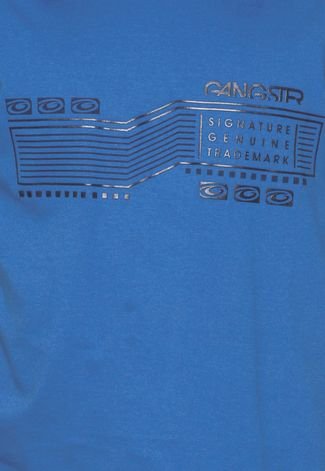Camiseta Gangster Relevo Azul