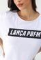 Kit 2pçs Camiseta Lança Perfume Reta Estampado Off White - Marca Lança Perfume