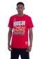 Camiseta Mitchell & Ness Estampada Houston Rockets Vermelha - Marca Mitchell & Ness