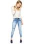 Calça Jeans Biotipo Hot Pant Estonada Azul - Marca Biotipo
