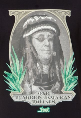 Camiseta ...Lost One Hundred Jamaican Preta