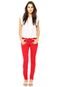 Calça Ellus Skinny Color Vermelha - Marca Ellus