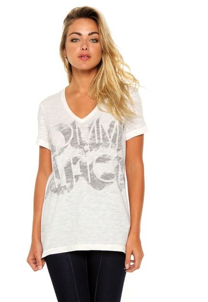 Camiseta Tommy Hilfiger Rock Text Branca - Marca Tommy Hilfiger