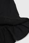 Vestido Ellus Kids Infantil Apliques Preto - Marca Ellus Kids