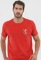 Camiseta Osklen Estampada Vermelha - Marca Osklen