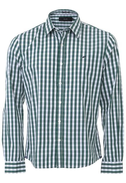 Camisa Ellus Reta Xadrez Vichy Verde - Marca Ellus