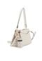 Bolsa Feminina Monograma Tramas Ombro Bege 3484492 - Marca Chenson