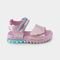 Sandália Infantil de Luz Bibi Summer Roller Light Rosa 1193059 25 - Marca Calçados Bibi