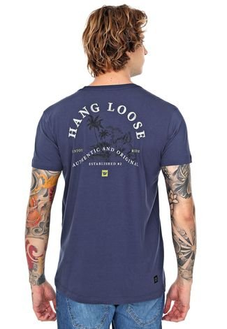 Camiseta Hang Loose Island Azul-marinho