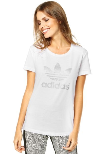Camiseta MC adidas Originals Trefoil White - Marca adidas Originals