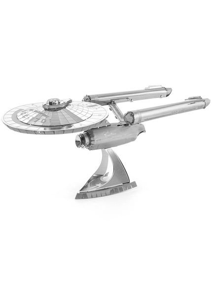 Mini Réplica de Montar Fascinations Star Trek U.S.S. Enterprise NCC-1701 Prata - Marca Fascinations