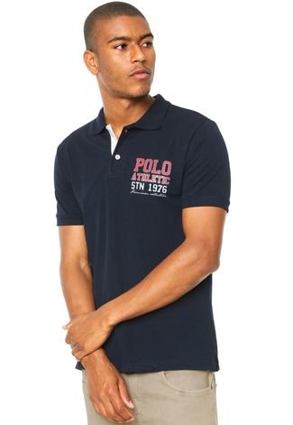 Camisa Polo STN Athletic Azul-Marinho - Compre Agora