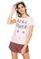 Camiseta Disparate Girl Power Rosa - Marca Disparate