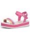 Sandália Infantil Tininha Flatform Tiras Coloridas Pink - Marca TININHA