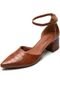 Scarpin DAFITI SHOES Croco Caramelo - Marca DAFITI SHOES