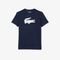 Camiseta masculina Lacoste SPORT em jérsei respirável Azul Marinho - Marca Lacoste