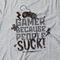 Camiseta Feminina Gamer Because People Suck - Mescla Cinza - Marca Studio Geek 