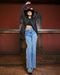 Calça Jeans Wide Leg Feminina Cintura Alta com Cinto 23602 Média Consciência - Marca Consciência