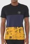 Camiseta Quiksilver Strange Pattern Preta/Amarelo - Marca Quiksilver