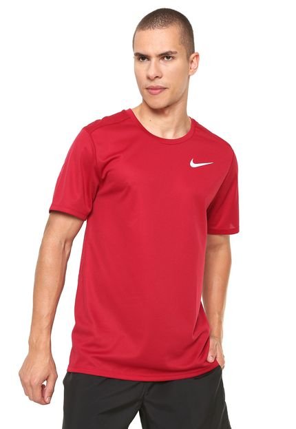 Camiseta Nike DF Brthe Run Bordô - Marca Nike