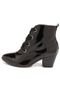 Bota Couro Usaflex Verniz Preto - Marca Usaflex