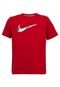 Camiseta Nike Fractal Swoosh Tee Vermelha - Marca Nike Sportswear