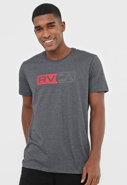 Camiseta RVCA Divider Grafite - Marca RVCA