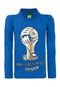 Camiseta Licenciados Copa do Mundo FIFA Ouro Juvenil Azul - Marca Licenciados Copa do Mundo
