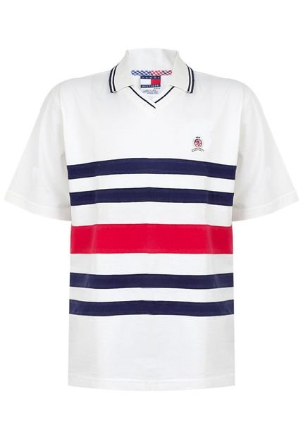 Camisa Polo Tommy Hilfiger Bordado Branca - Marca Tommy Hilfiger