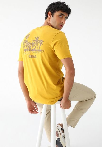 Camiseta Vissla Logo Amarela - Marca Vissla