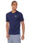 Camiseta Nike Dry Miler Top SS Azul Marinho - Marca Nike