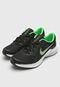 Tênis Nike Infantil Downshifter Preto/Verde - Marca Nike