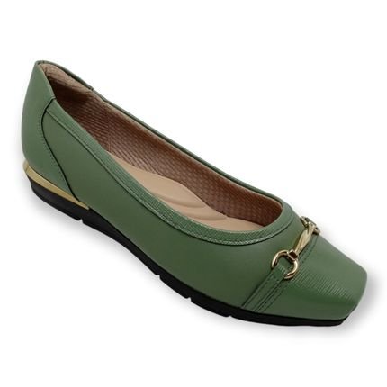 Sapato Anabela Piccadilly Maxi 147197-1 Verde - Marca Piccadilly