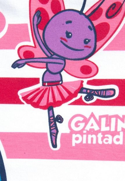 Pijama Malwee Galinha Pintadinha Liberta Rosa - Marca Malwee