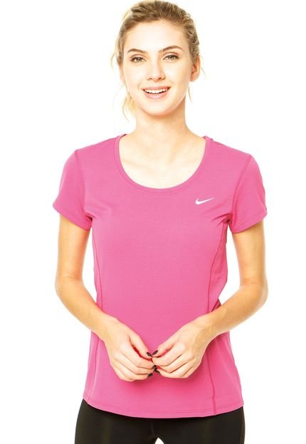 Camiseta Nike Dri-Fit Contour Rosa - Marca Nike
