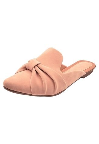 Sapatilha Mule Donna Santa Bico Fino Nude