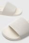 Chinelo Slide Colcci Logo Off-White - Marca Colcci