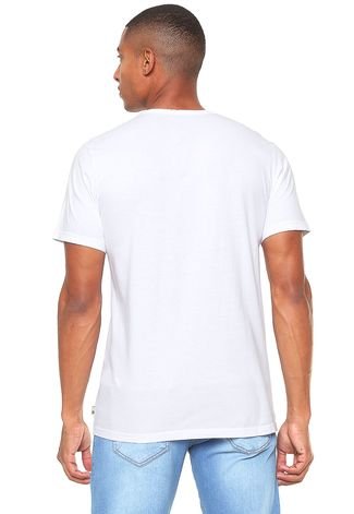 Camiseta Timberland Estampada Branca