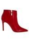 Ankle Boot Loucos e Santos Frawli Vermelho - Marca Loucos e Santos