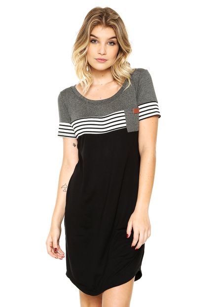 Vestido Hang Loose Midi College Preto - Marca Hang Loose