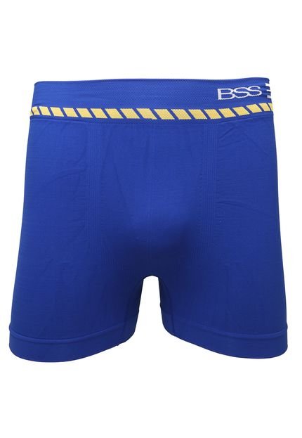 Cueca Boxer Bressan Geométrico Azul - Marca Bressan