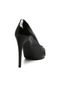 Peep Toe DAFITI SHOES Recorte Cruzado Preto - Marca DAFITI SHOES