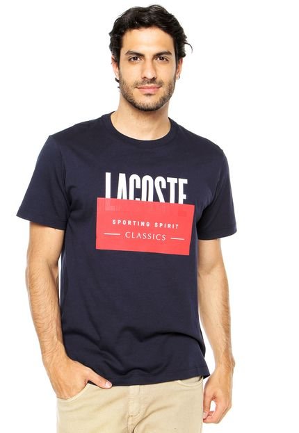 Camiseta Lacoste Classic Azul-Marinho - Marca Lacoste