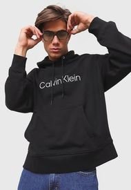 Polerón Calvin Klein Heavyweight Knits Negro - Calce Regular