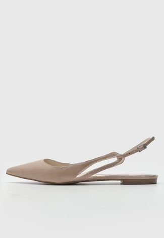 Sapatilha DAFITI SHOES Recortes Nude - Compre Agora