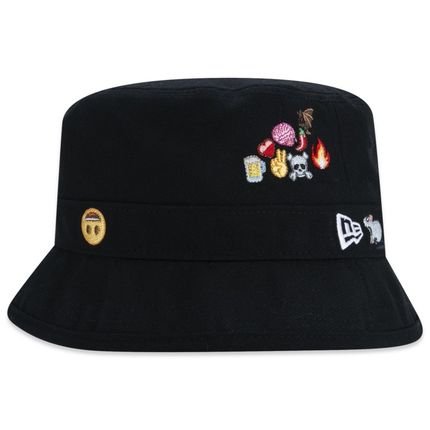 Headwear New Era Chapeu Bucket Emoji Preto - Marca New Era
