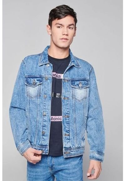 Chaquetas de jean hombre koaj deals